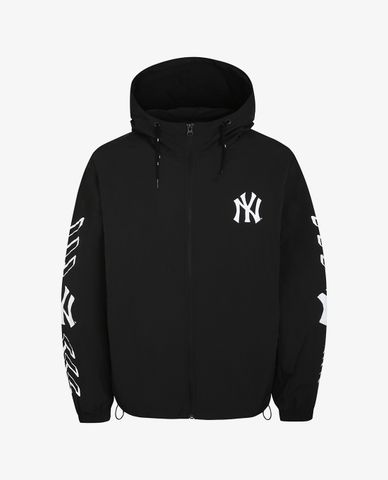  MLB - Áo khoác kiểu phối mũ trùm Packable Symbol 