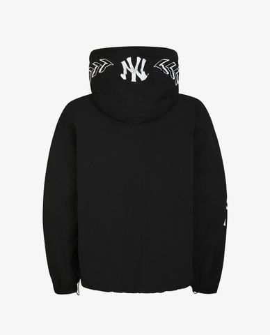  MLB - Áo khoác kiểu phối mũ trùm Packable Symbol 