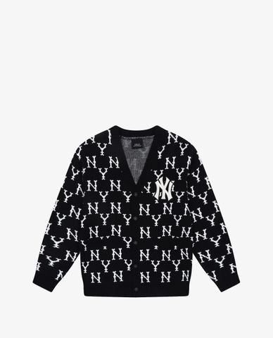  MLB - Áo khoác cardigan Monogram Allover Knit 