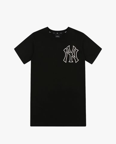  MLB - Đầm mini phom suông tay ngắn Basic 