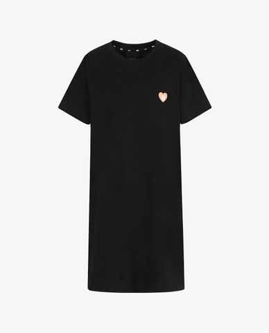  MLB - Đầm mini phom suông tay ngắn Love ver.21 