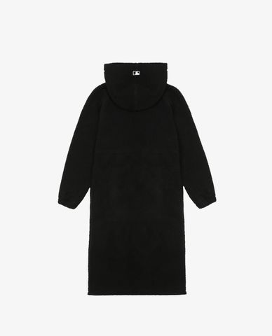  MLB - Đầm midi phối mũ phom suông tay dài Brushed Fleece Long Overfit 