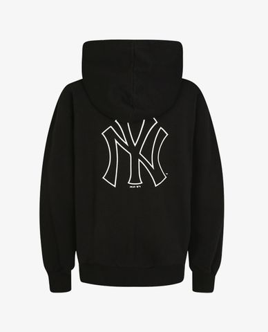  MLB - Áo hoodie phối zip có mũ Big Logo 