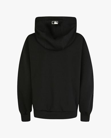  MLB - Áo hoodie phối zip có mũ Street Style 
