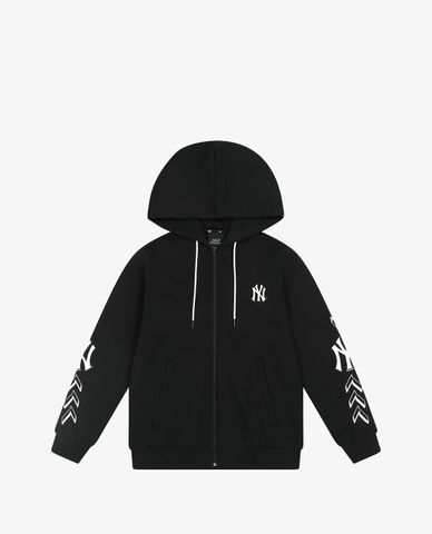  MLB - Áo hoodie tay dài phối zip Symbol Training 