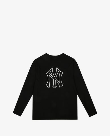 MLB - Áo thun tay dài New York Yankees Popping Big Logo 