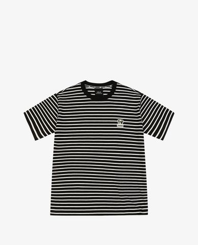  MLB - Áo thun cổ tròn ngắn tay Bark Stripe 