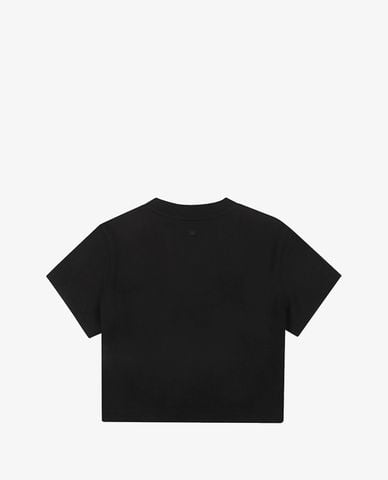  MLB - Áo croptop nữ tay ngắn cổ tròn phom suông thời trang 