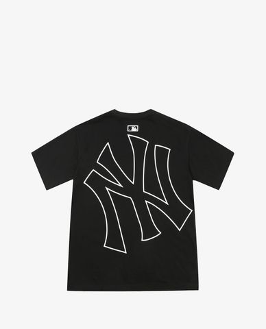  MLB - Áo thun cổ tròn ngắn tay Mega Logo Overfit 