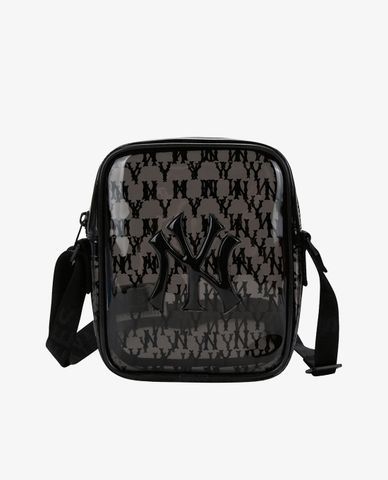  MLB - Túi đeo chéo hình hộp chữ nhật PVC Monogram Mini 