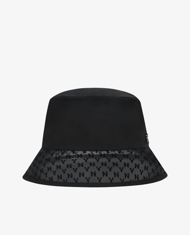  MLB - Nón bucket thời trang Monogram Glam Mesh 