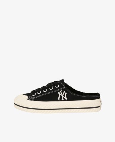  MLB - Giày mule phối lông Playball 