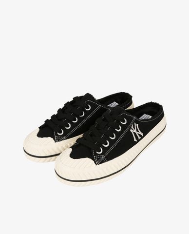  MLB - Giày mule phối lông Playball 