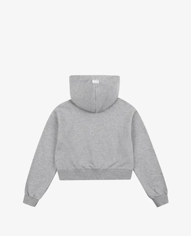  MLB - Áo hoodie nữ phom croptop Classic Logo 