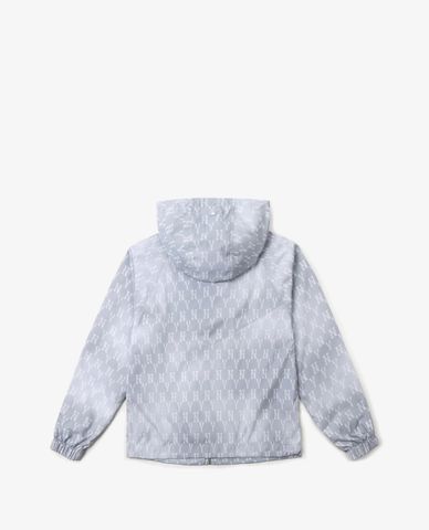  MLB - Áo khoác kiểu tay dài phối mũ trùm Monogram Crop Windbreak 