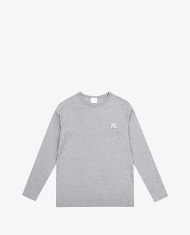  MLB - Áo thun tay dài New York Yankees Basic Logo 