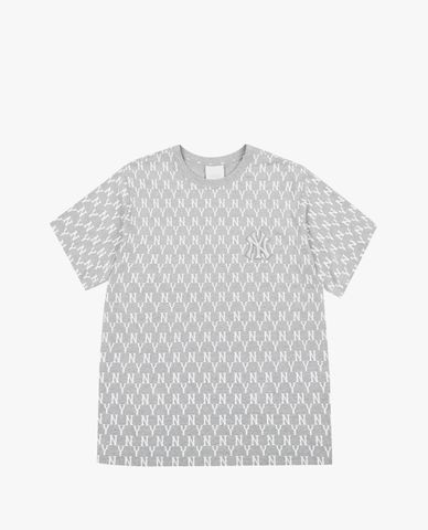  MLB - Áo thun cổ tròn ngắn tay Monogram Overfit 