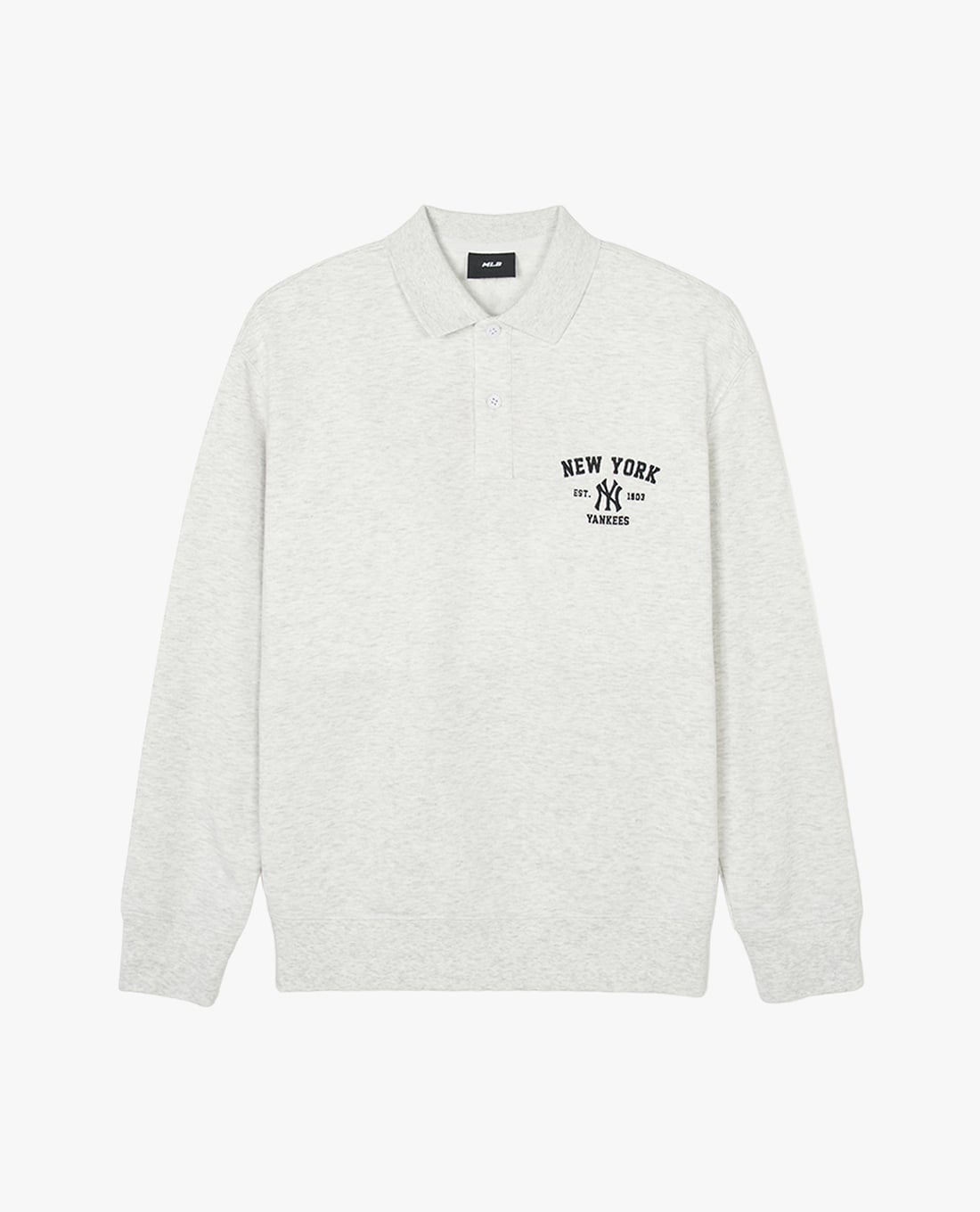 MLB - Áo sweatshirt unisex cổ bẻ tay dài thời trang