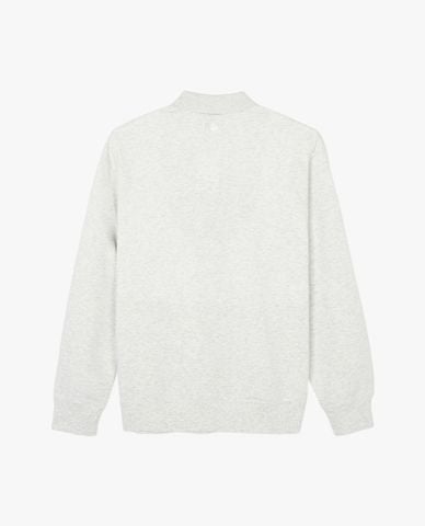  MLB - Áo sweatshirt unisex cổ bẻ tay dài thời trang 