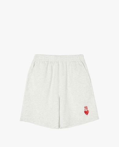  MLB - Quần short nữ ống rộng lưng thun phối logo trẻ trung 