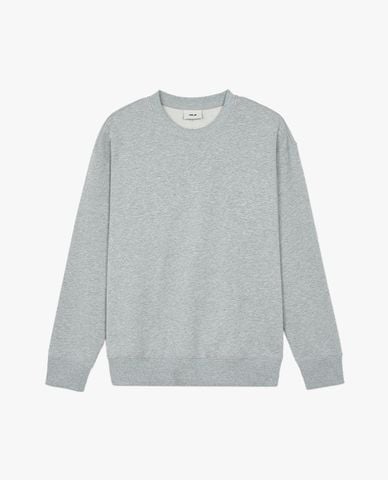  MLB - Áo sweatshirt unisex cổ tròn tay dài Basic Embo Letter Graphic 