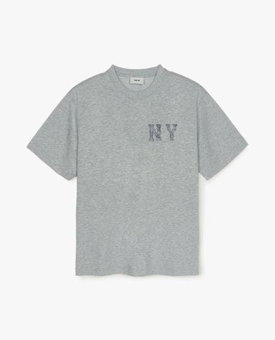  MLB - Áo thun unisex tay ngắn Basic Denimlike Coopers Overfit 