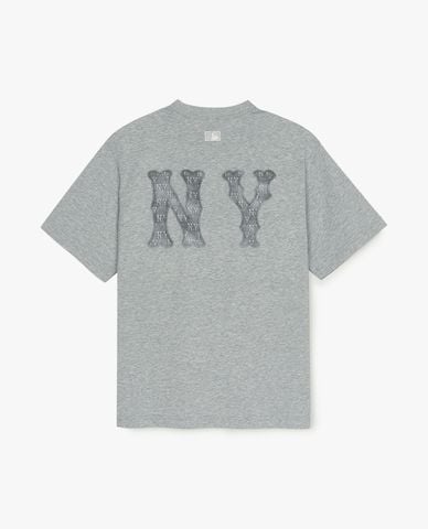  MLB - Áo thun unisex tay ngắn Basic Denimlike Coopers Overfit 