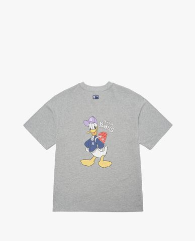  MLB - Áo thun phom suông MLB x Disney 