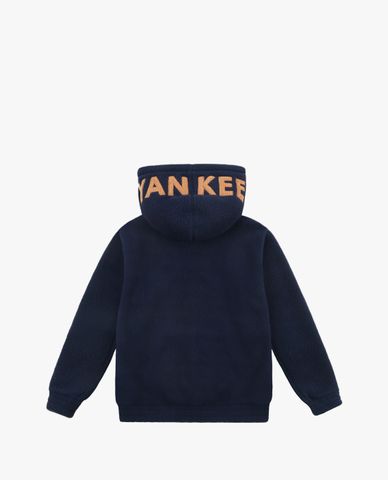  MLB - Áo hoodie tay dài phối mũ thời trang Fleece Lined 