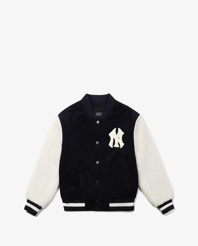  MLB - Áo khoác bomber Wool Fleece Sleeve 