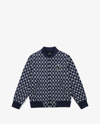  MLB - Áo khoác bomber phối họa tiết monogram 