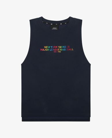  MLB - Áo ba lỗ nữ Unbalanced Front & Back Loose 