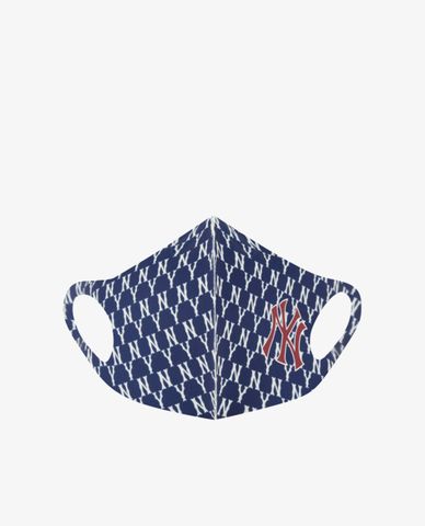  MLB - Khẩu trang vải phối họa tiết monogram cá tính 