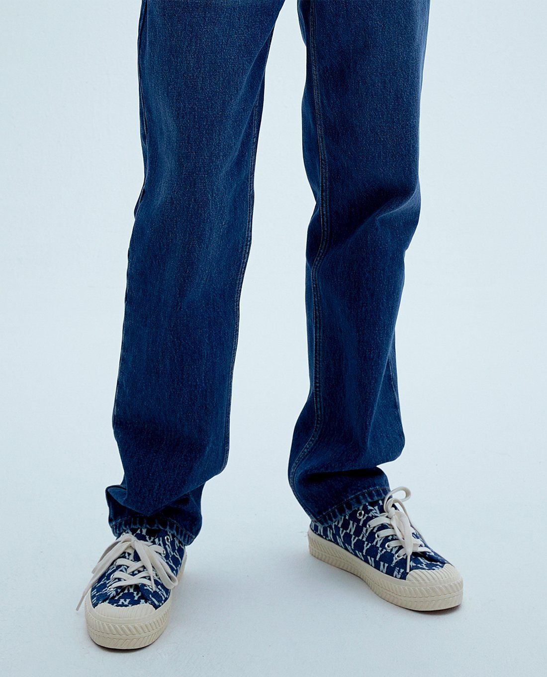 MLB - Giày sneaker cổ thấp Playball Mono Denim www.MaisonOnline.vn ...