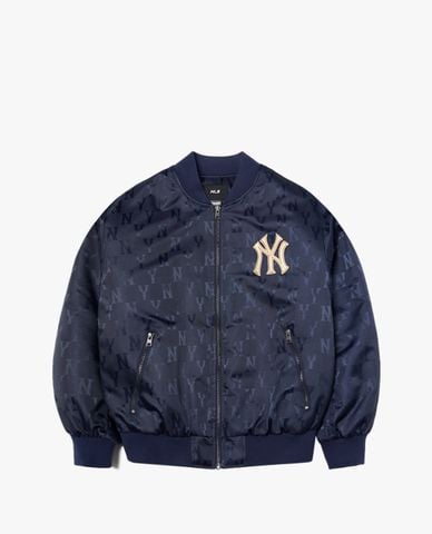  MLB - Áo khoác bomber thời trang Monogram 