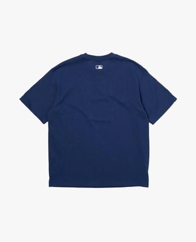  MLB - Áo thun unisex cổ tròn tay ngắn Varsity Cursive 