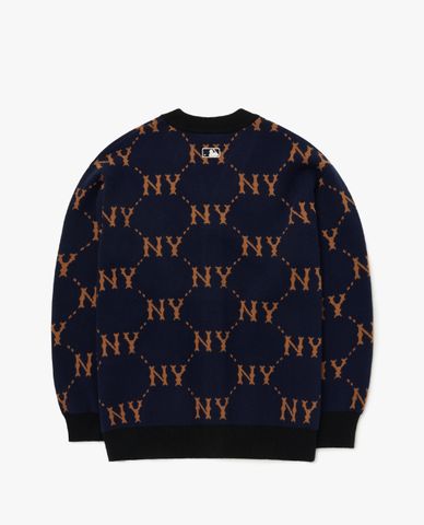  MLB - Áo khoác cardigan phom suông Dia Monogram All Over 