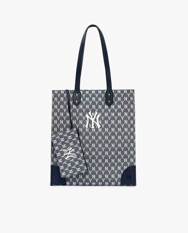  MLB - Túi tote unisex chữ nhật Monogram Jacquard Shopper 