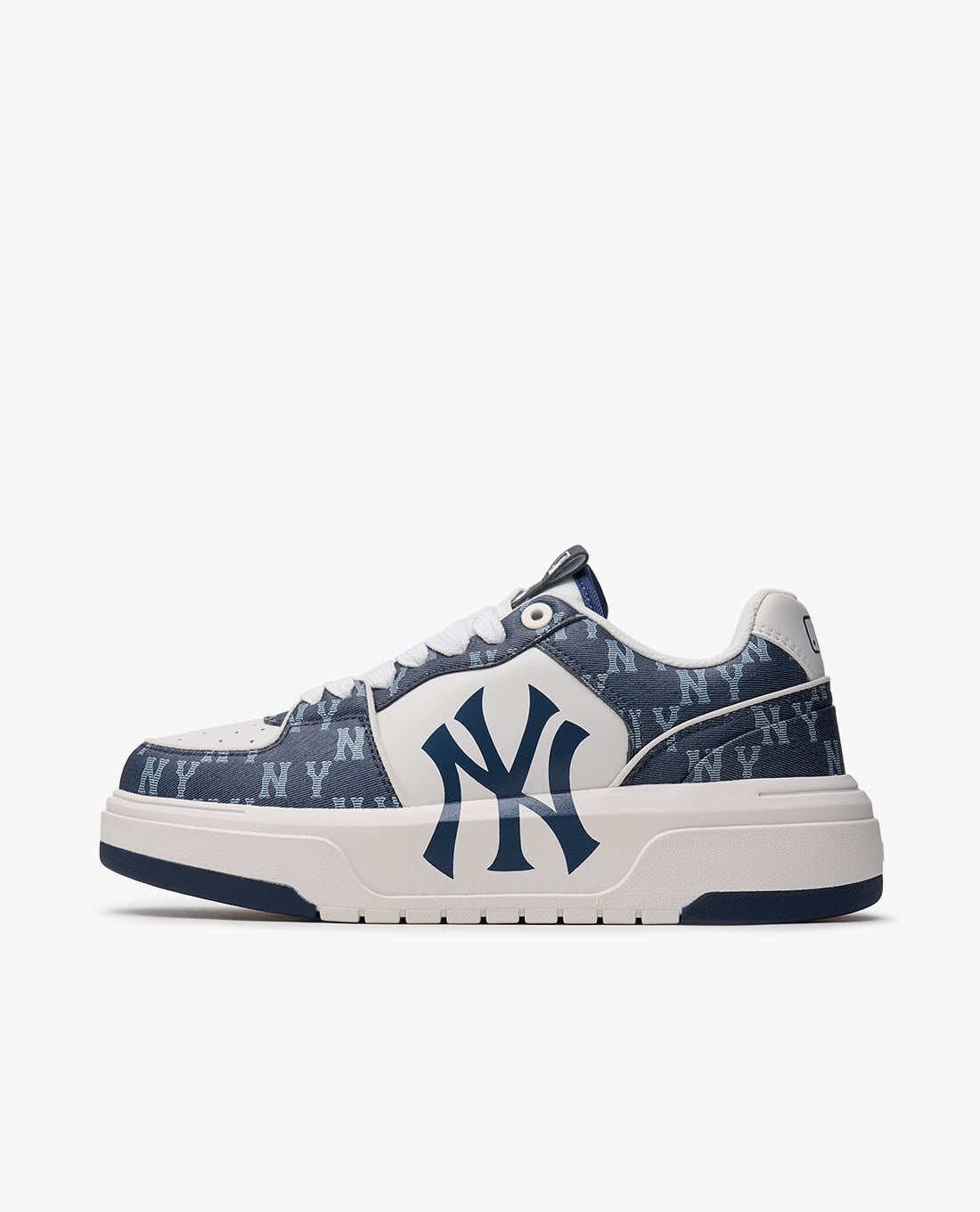 MLB - Giày sneakers unisex cổ thấp Chunky Liner Denim Classic Monogram