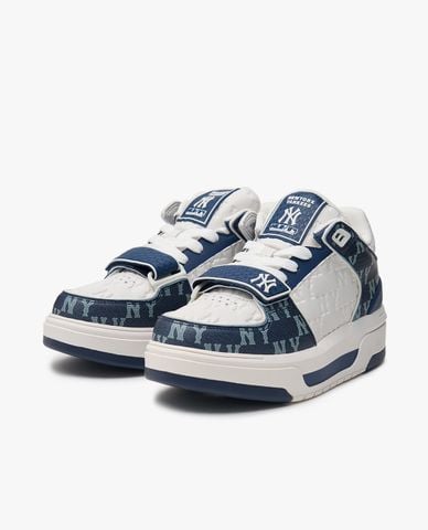  MLB - Giày sneakers unisex cổ thấp Chunky Liner Mid Classic Monogram 