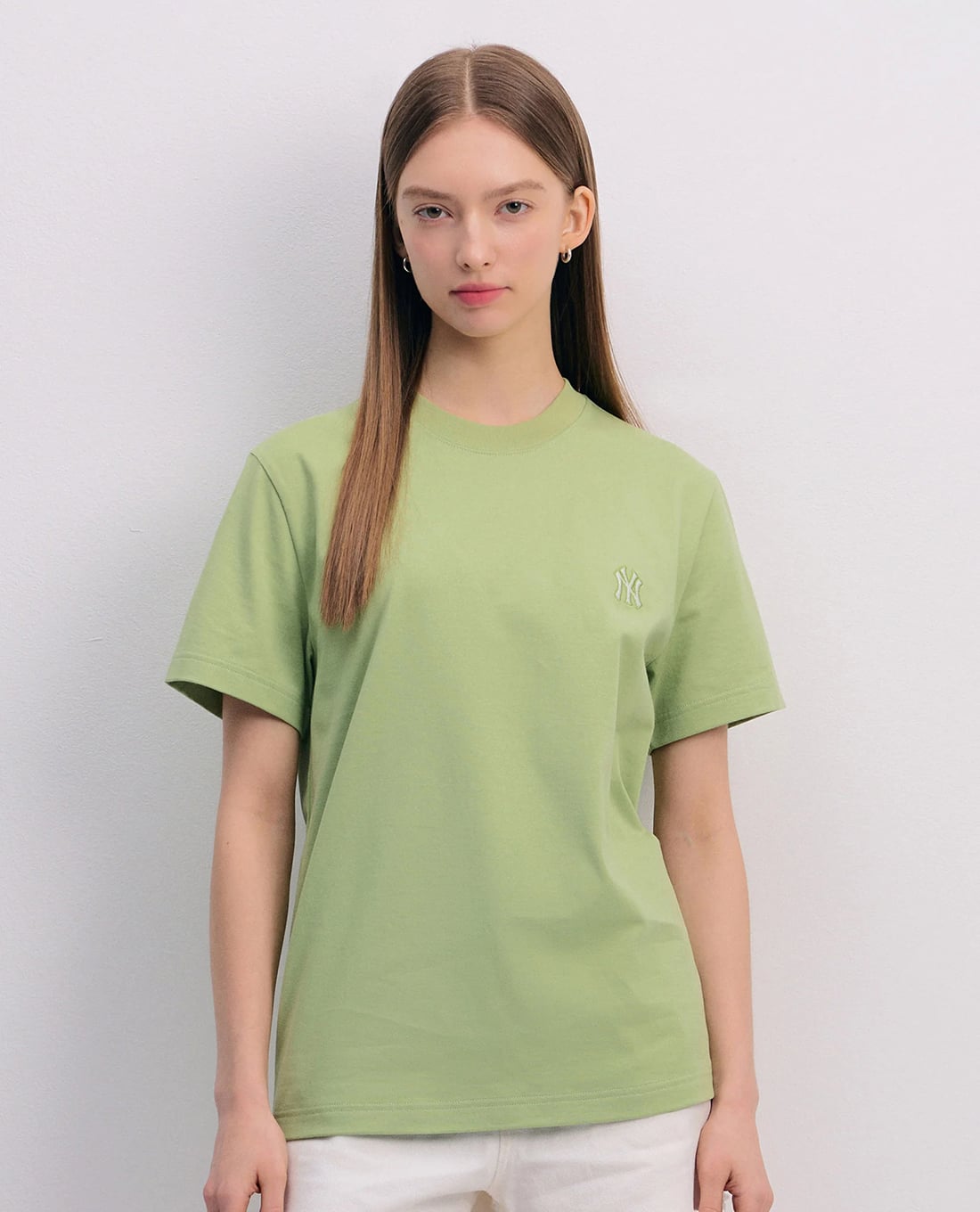 MLB - Áo thun unisex cổ tròn tay ngắn Basic Small Logo