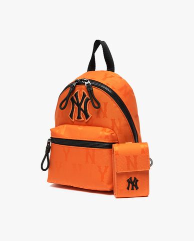  MLB - Balo mini phom chữ nhật Monogram Nylon Jacquard 