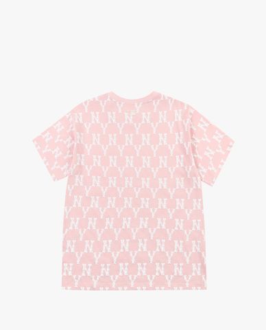  MLB - Áo thun cổ tròn ngắn tay Monogram Mix Pocket 