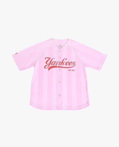  MLB - Áo bóng chày unisex tay ngắn Varsity High Gloosy 