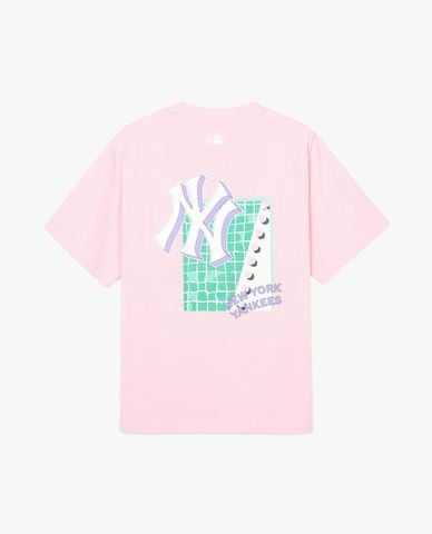  MLB - Áo thun unisex cổ tròn tay ngắn Summer Graphics Tropical 