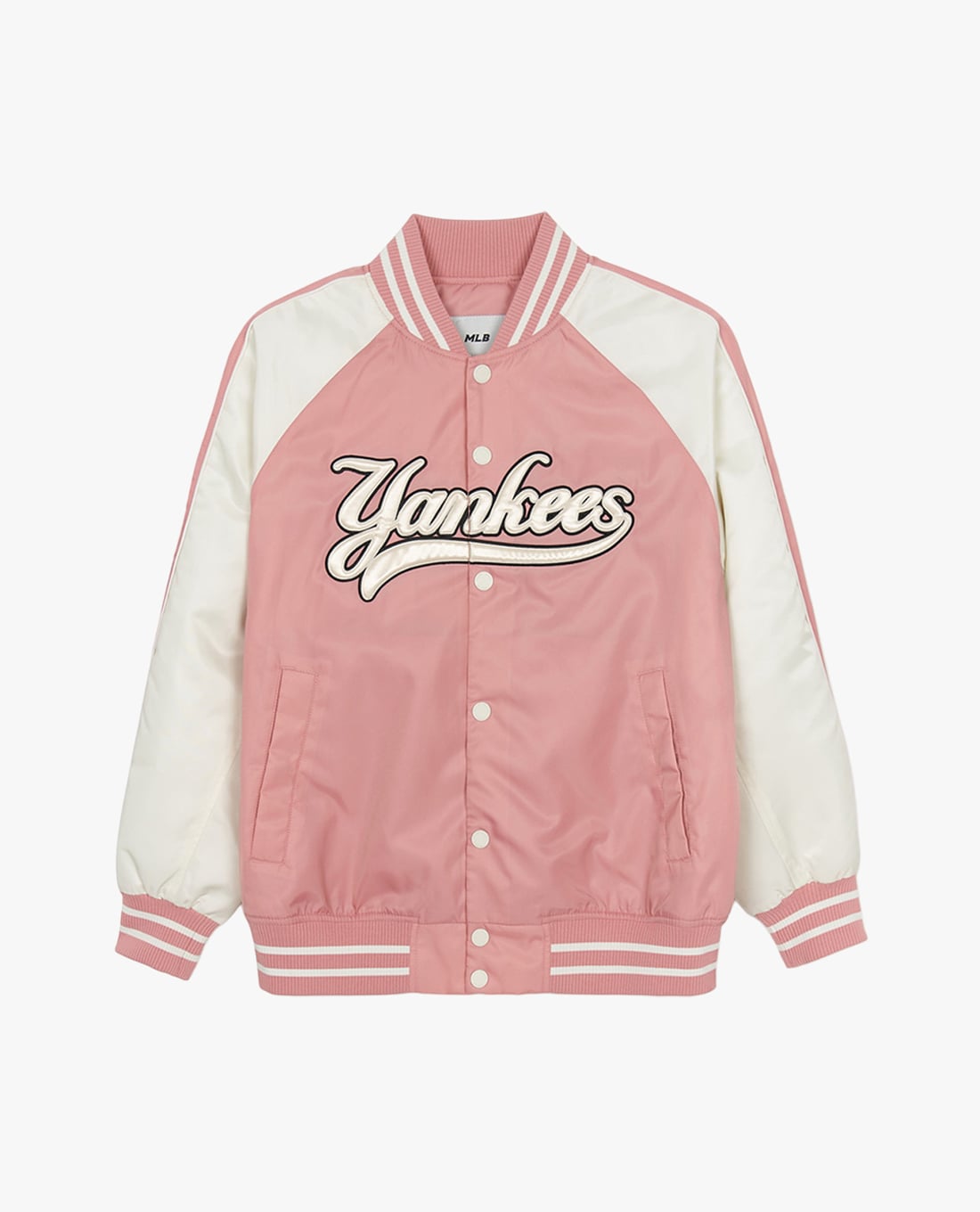 MLB - Áo khoác bomber nữ Nylon Front Graphic Varsity