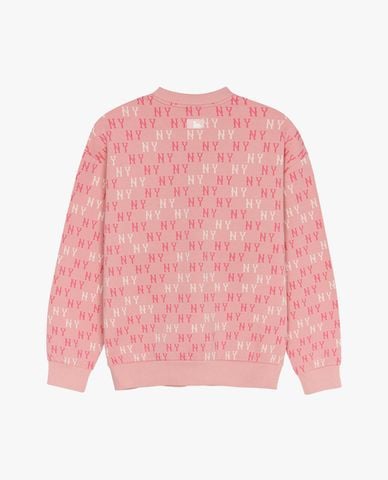  MLB - Áo sweatshirt unisex cổ tròn tay dài Classic Monogram Jaquard 