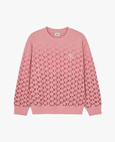  MLB - Áo sweatshirt unisex cổ tròn tay dài Classic Monogram Gradation 