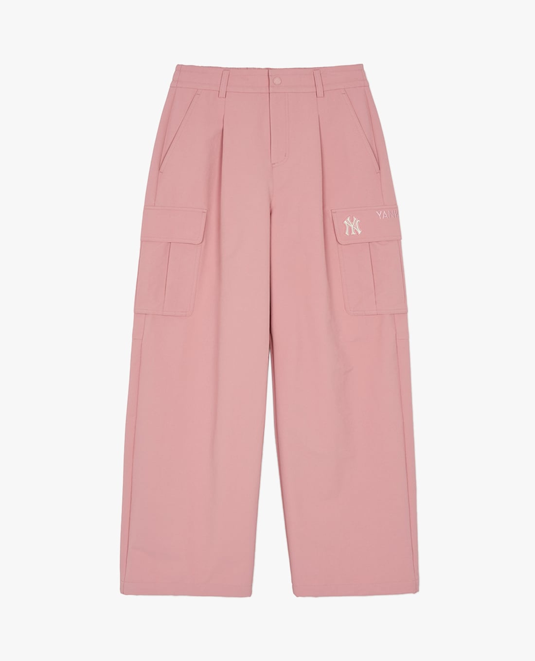 MLB - Quần dài nữ ống rộng lưng thun Varsity Cargo