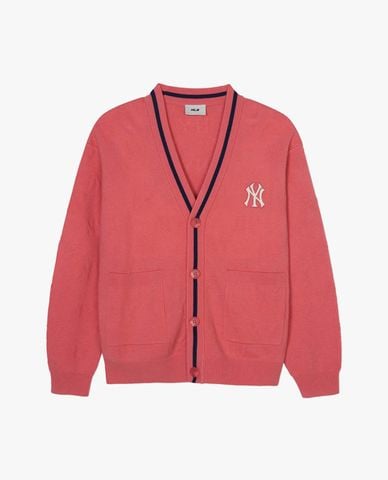  MLB - Áo khoác cardigan unisex cổ V tay dài Classic Monogram 